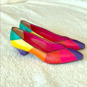 Bruno Magli Rainbow Heels